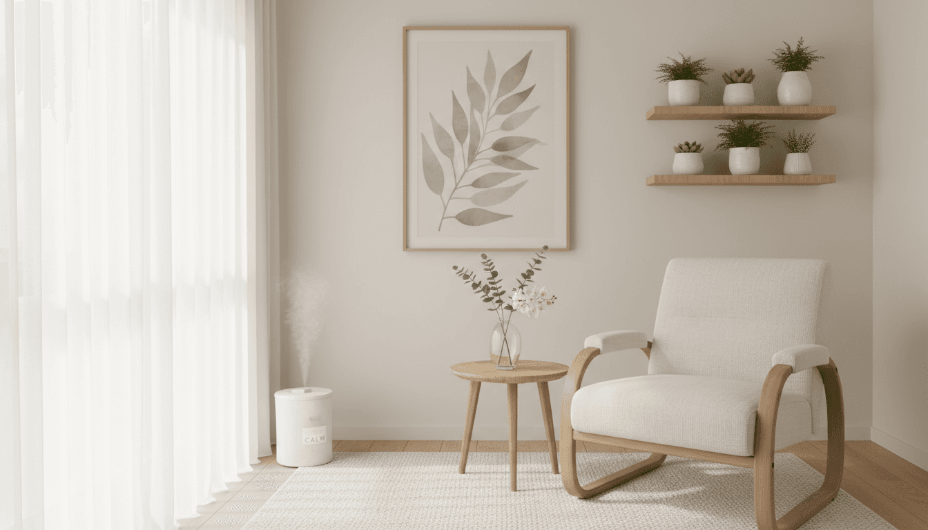 Calm and welcoming consultation room at an aesthetics clinic